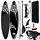vidaXL SUP Board Set Aufblasbar 305 x 76 x 15 cm schwarz