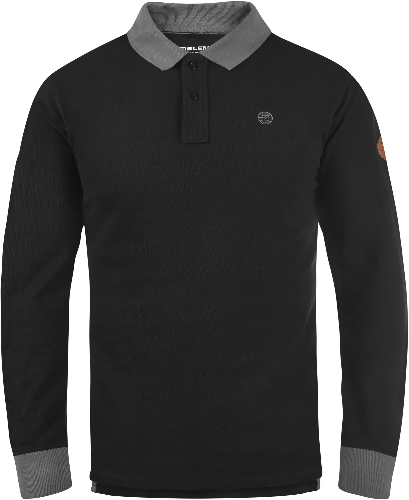 Langarm-Poloshirt BLEND 