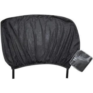 Walser CarComfort Sonnenschutz-Auto, 2 Stück Sonnenblenden-Seitenscheibe, Universal Sonnenschutz-Kinder, UV-Schutz-Auto, Seitenfenster-Sonnenschutz schwarz