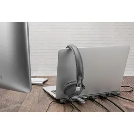 Digitus 11-Port USB-C Dock grey, 2x HDMI, VGA, Grau