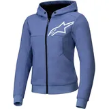 Alpinestars Stella Chrome V2 Sport Damen Motorrad Zip Hoodie