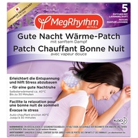 MegRhythm Gute Nacht Nacken-Wärme-Patch Lavendel 5 Stück