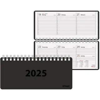 Stylex Spiral-Taschenkalender 2025