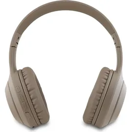 GUESS Guess, Kabelloses Bluetooth 5.3 Headset Classic mit Logo, Braun - Braun