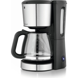 WMF Kaffeemaschine Filterkaffee Glaskanne 10 Tassen Bueno 1000W, Filterkaffeemaschine, Schwarz, Silber