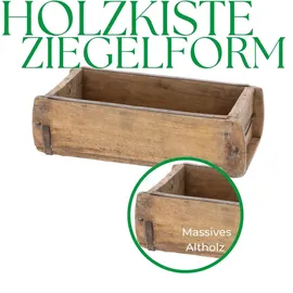 Novaliv Holzkiste Vintage 30 x 15 x 10 cm 10-tlg. Braun