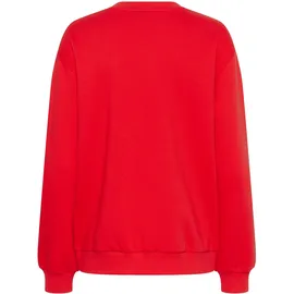 Kaffe KAberta Sweatshirt Rot/Weiß XS