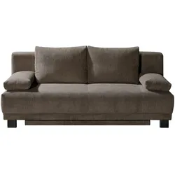 Schlafsofa aus Cord Luna ¦ braun ¦ Maße (cm): B: 200 H: 89 T: 96