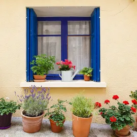 Relaxdays Gießkanne 1,3 Liter weiß