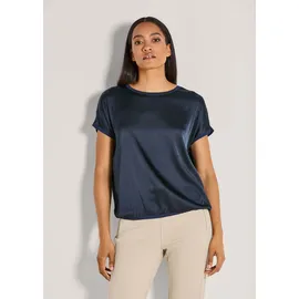 Madeleine Blusenshirt Glänzendes Oberteil Blau 42