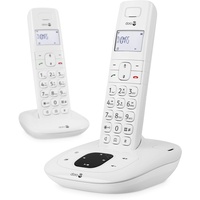 Doro Comfort 1015 Duo DECT-Telefon Anrufer-Identifikation Weiß