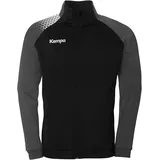 Kempa Ambition 28 Poly Sport-Jacke, Schwarz/anthra, S