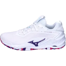 Mizuno Damen Hallenschuhe Wave Stealth Neo 2 42.5 Violett, Mehrfarbig, Weiss, Rosa