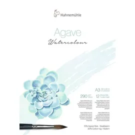 HAHNEMUEHLE Hahnemühle Agave Watercolour, DIN A3 HF, 290 g/m2,