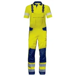 Latzhose Construction warngelb, Größe 106 - warngelb - 106