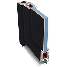 PANTO K504 links 98 x 198 cm weiß/anthrazit