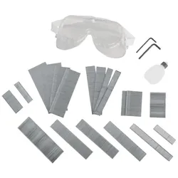 Scheppach Zubehör-Set Druckluftnagler, Klemmen-, Bolzen- & Nagel-Sortiment, 1000