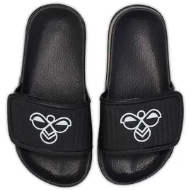 hummel Pool Slide Kinder Schwarz 31