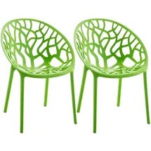 CLP Gartenstuhl Hope Sessel 59 x 59 x 80 cm grün 2 St.