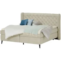 switch Boxspringbett  Madison ¦ beige ¦ Maße (cm): B: 177 H: 122