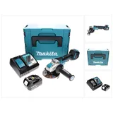 Makita DGA 519 RF1J Akku Winkelschleifer 18 V 125 mm Brushless X-Lock + 1x Akku 3,0 Ah + Ladegerät + Makpac