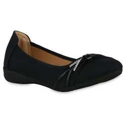 Damen Sportliche Ballerinas in Schwarz
