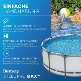 BESTWAY Steel Pro MAXTM Solo Pool Ø 488 x 122 cm