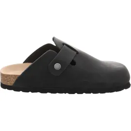 Natural sense Uni Hausschuhe Clog Leder navy 1152936, Schuhgröße:43 EU - Blau - 43