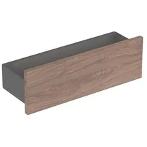 Geberit Smyle Square Wandablage, 45x14,8x14,3cm, Nussbaum
