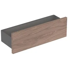 Geberit Smyle Square Wandablage, 45x14,8x14,3cm, Nussbaum