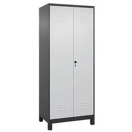 Californian Products CP Putzmittelschrank Classic Plus 080110-02 S10012 anthrazitgrau, lichtgrau 80,0 x 50,0 x 195,0 cm, aufgebaut