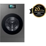 Samsung BESPOKE AI Waschtrockner, EEK: A/A (-20%) mit AI Wash & Dry, 18+11 kg Edelstahl Schwarz