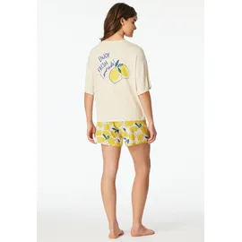 SCHIESSER Shorty Pyjama-Shorts Weiß 42