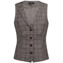 Greiff  Damen-Weste Glencheck in glencheck Rot, Gr. XS