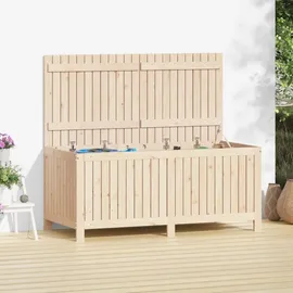 furnicato Gartentruhe 147 x 68 x 64 cm Braun