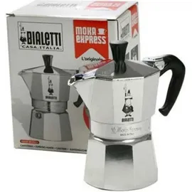 Bialetti Moka Induction 2 Tassen schwarz/silber