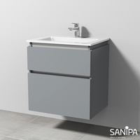 Sanipa CantoBay Waschtischunterschrank mit 2 Auszügen, CB20072,
