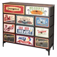 Max Home Vintage-retro Kommode - Multicolour - One Size