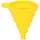 Dunlop Trichter faltbar Ø9x10cm gelb