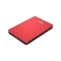 Sonnics 1TB Rot Externe tragbare Festplatte Typ C USB 3.1 kompatibel mit Windows-PC, Mac, Smart TV, Xbox One/Series X und PS4/PS5