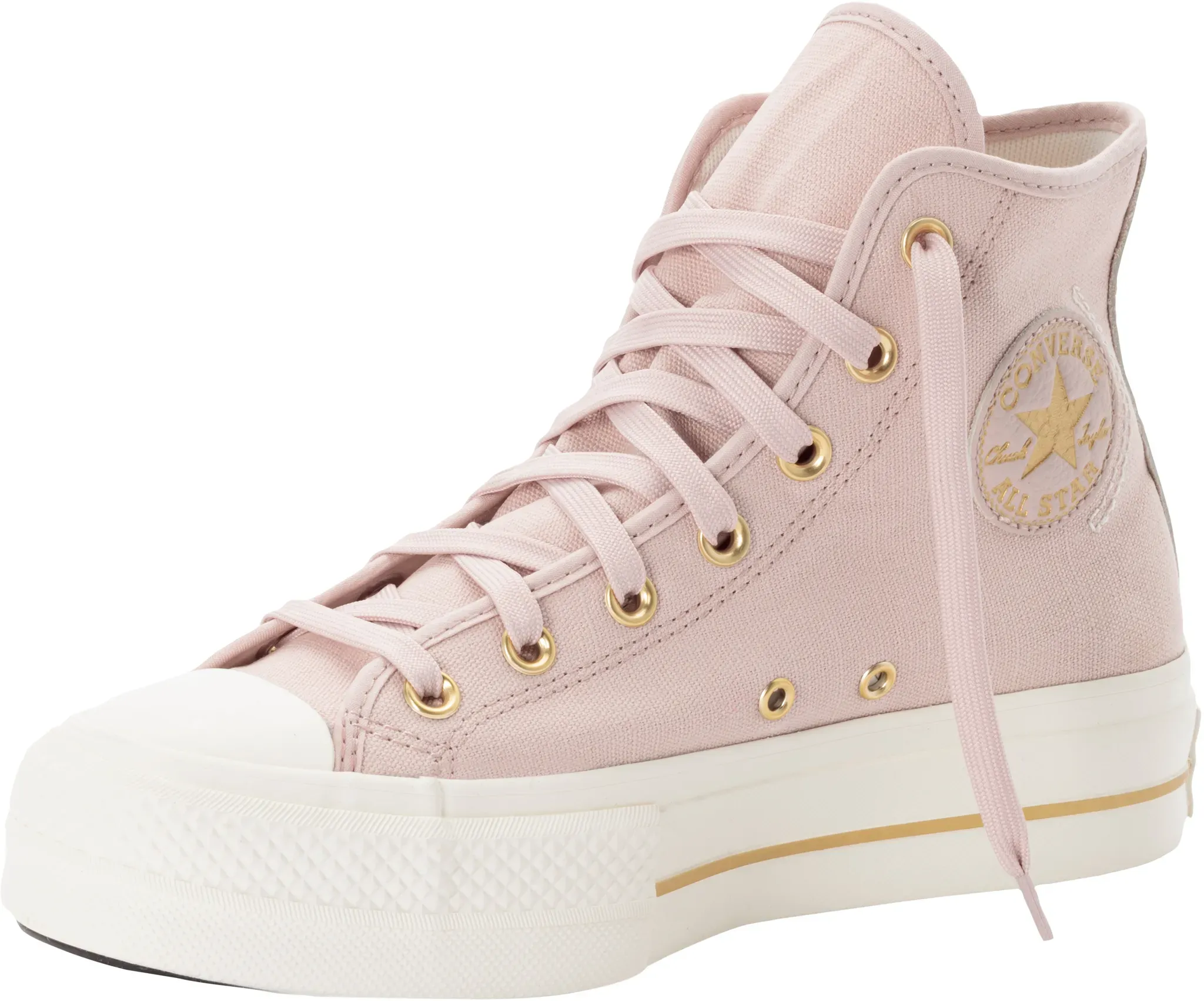 Converse Sneaker »CHUCK TAYLOR ALL STAR LIFT PLATFORM TAILORED LINES« Converse FLUSH STONE/EGRET/GOLD 40