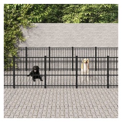 vidaXL Hundezwinger »Outdoor-Hundezwinger Stahl 16,94 m2« 582 cm x 100 cm x 291 cm