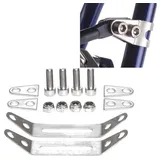 Tubus Schellen-Adapterset 21-22 mm Adapter Silber