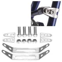 Tubus Schellen-Adapterset 21-22 mm Adapter Silber