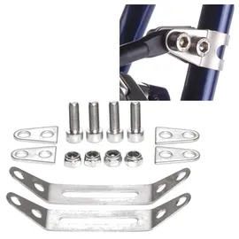 Tubus Schellen-Adapterset 21-22 mm Adapter Silber