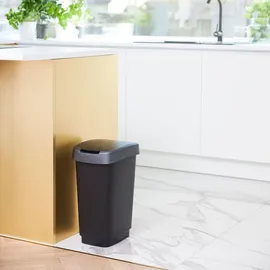 Rotho Twist 10 l dark silver