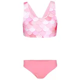 Aquarti Bustier-Bikini Meerjungfrau Rosa/Aprikose 140