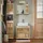 SoBuy Hochschrank 33 x 165 x 33 cm Weiß Holz