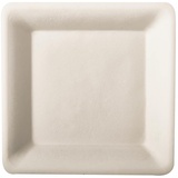 Papstar 50 PAPSTAR Zuckerrohr-Teller 15,5 x 15,5 cm