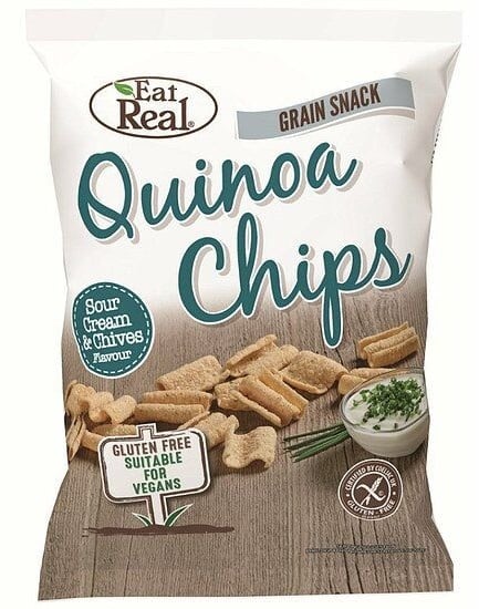 Eat Real Quinoa Chips Sour Cream glutenfrei 80 g